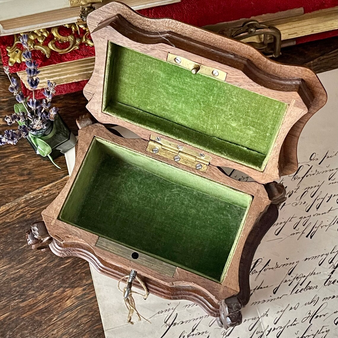 Antique Jewellery Box Black Forest 19th Century Etsy