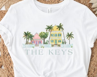The ORIGINAL “THE KEYS” beach house shirt / Florida Keys Tee / fl keys shirt / Key West Tee / Florida Keys Sweatshirt / key west sweatshirt
