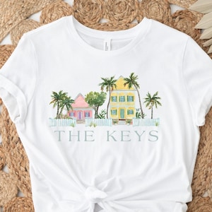 The ORIGINAL “THE KEYS” beach house shirt / Florida Keys Tee / fl keys shirt / Key West Tee / Florida Keys Sweatshirt / key west sweatshirt