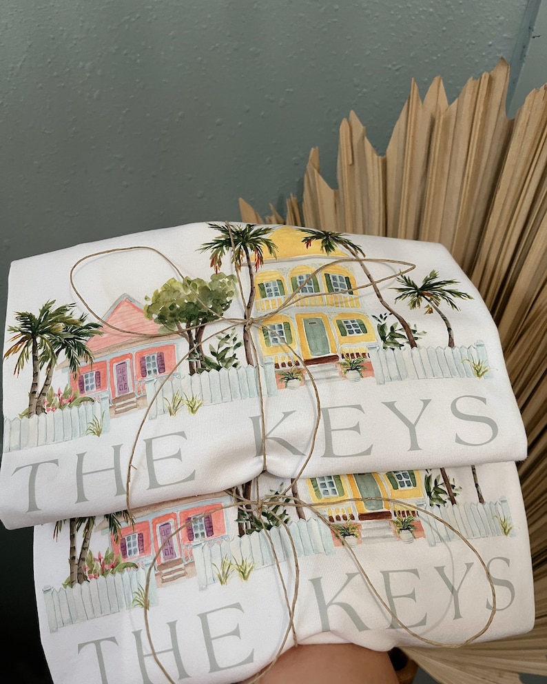 The ORIGINAL “THE KEYS” Beach House Shirt / Florida Keys Tee / the Fl ...