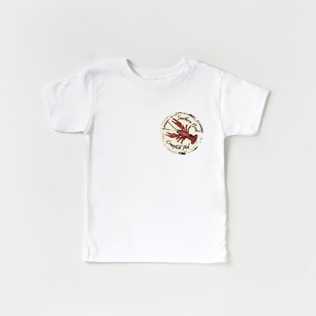 Crawfish Boil All-Over Print on White Youth Albatross Polo
