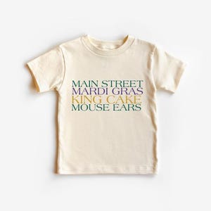 Disney Kids Mardi Gras Shirt, Girls Boys Disney Mardi Gras Shirt,  Mardi Gras Kids Tee, Disney World Mardi Gras Shirt, Disney Vacay Mardi