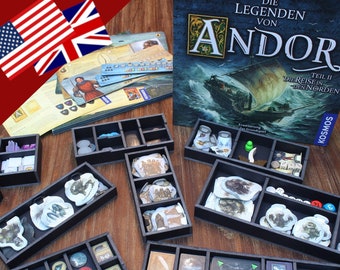 Insert construction plan for "The Legends of Andor Part 2: Journey to the North" (english)