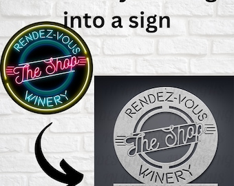 Custom Metal Sign Logo Laser Cut Business Logo Sign Custom Metal Wall ...