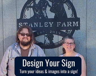 Custom Metal Sign – Personalized 16-Gauge Steel Logo Wall Art