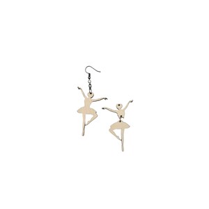 DIGITAL Ballet Dangle Earrings Dancing Ballerina Earring File