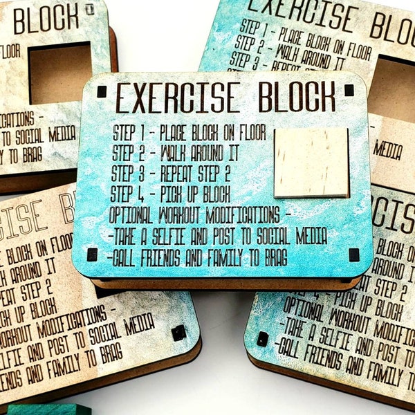 DIGITAL Exercise Block Ornament