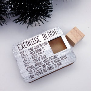 DIGITAL Exercise Block Ornament - Etsy