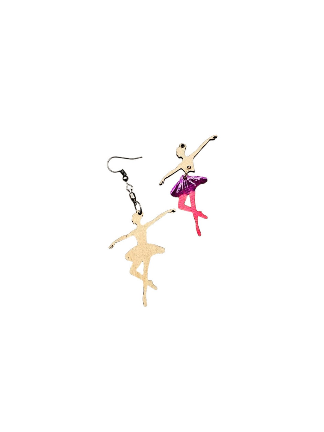 DIGITAL Ballet Dangle Earrings Dancing Ballerina Earring File Etsy