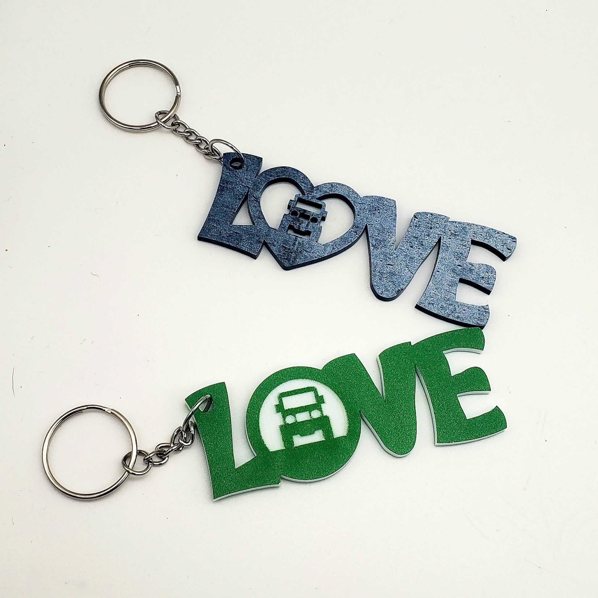 DIGITAL TREAD SUV Keychain File - Heart Key Chain Cut Design - Beep ...