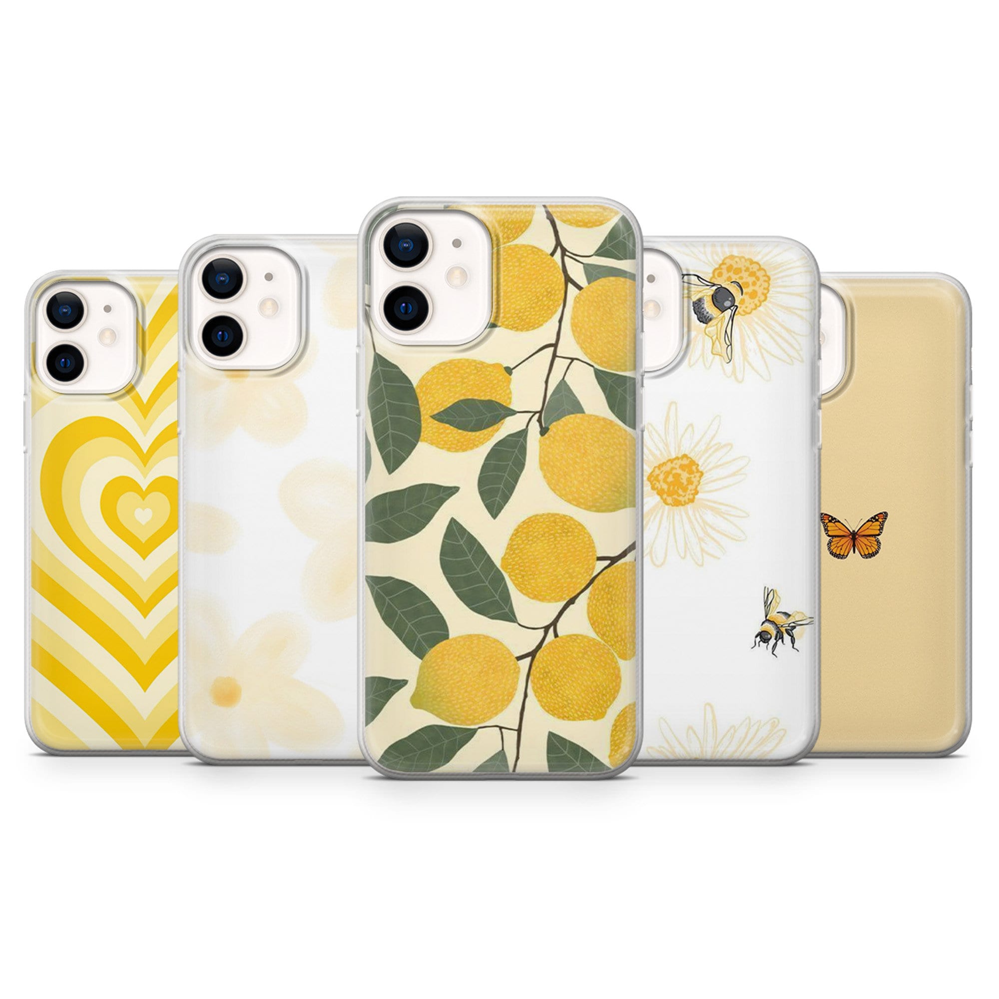 Yellow Phone Case Goldish Simple Plain Color Men Women Gift PopSockets Agarre y Soporte para Teléfonos y Tabletas 