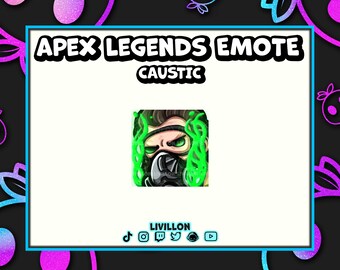APEX LEGENDS Caustic Emote - Twitch, Discord and YouTube