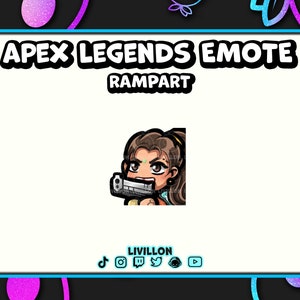 APEX LEGENDS Rampart Emote - Twitch, Discord and YouTube