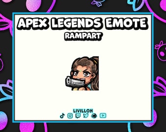 APEX LEGENDS Rampart Emote - Twitch, Discord and YouTube