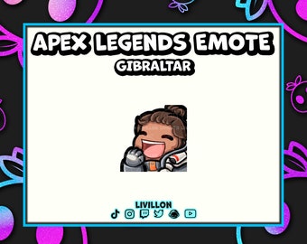 APEX LEGENDS Gibraltar/Gibby Emote - Twitch, Discord y YouTube