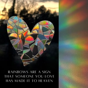 SUNSET MEMORIAL MODERN Sympathy Funeral Gift - Rainbow Making Sun Catcher Best for Daily Remembrance consolation grief loss of mother father