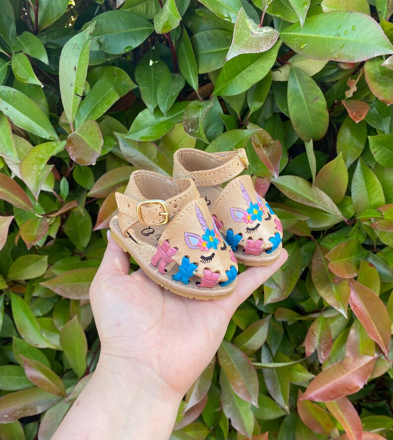 Baby Girl Mexican Sandals Unicorn/ Huaraches Mexicanos De Niña Etsy