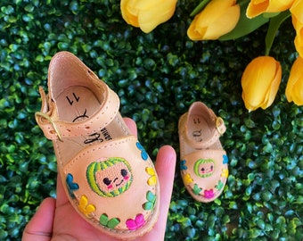 huaraches para bebés y niños pequeños/Huaraches para bebe//Zapatos para niñas/huaraches mexicanos para bebés y niños pequeños//baby sandals