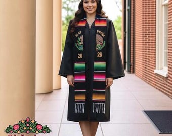 Mexican Graduation Stole,Personalized Mexican Graduation Stole,Mexican  Stole,Graduation Sash,Mexican Class of 2026(7)  Stole,mexican sash