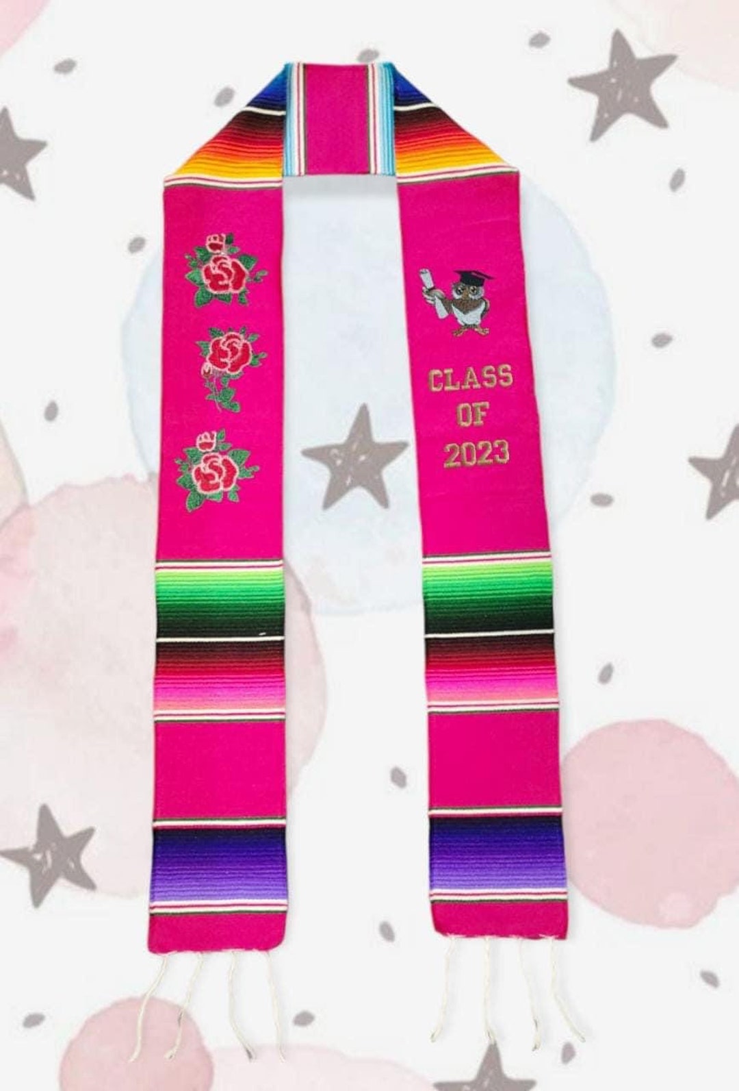 Class of 2023 Mexican Graduation Stole Hispanic Stole Etsy