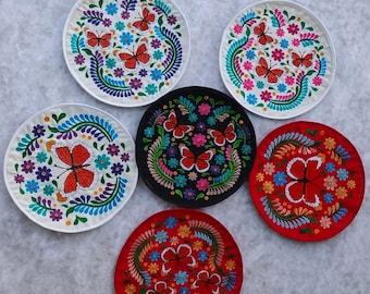 Tortillero liviano / Calentador de tortillas mexicano / Soporte para tortillas bordado