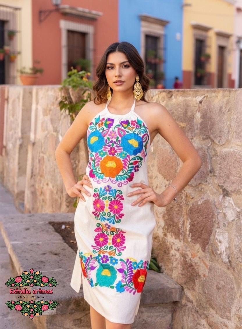 white christmas dresses One-sleeve Beaded Crystalline Latin Dress Latin/Rhythm # L5059 – Unika  Dancewear main image 0