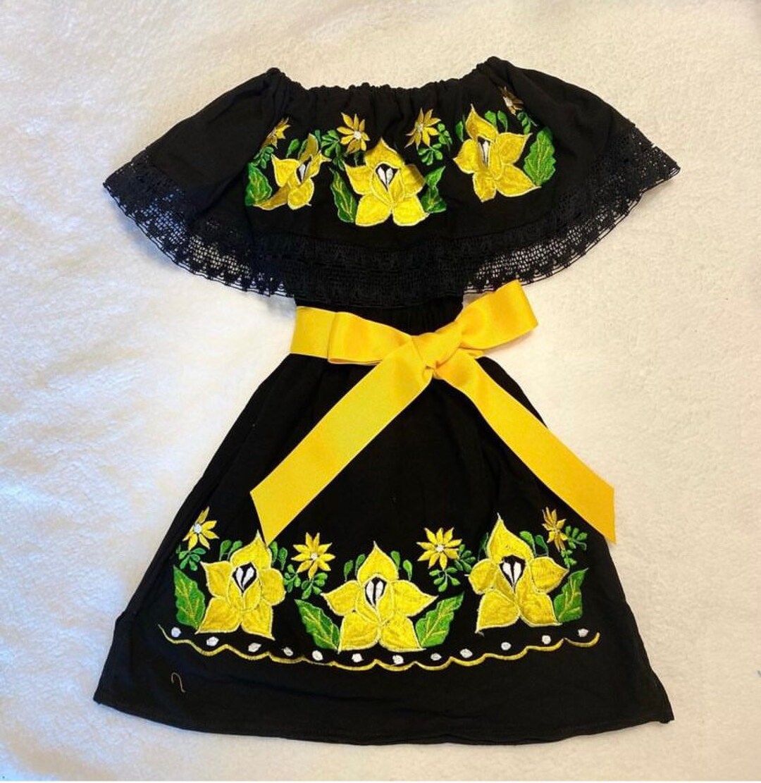 Vestidos Bordado Mexicano Para Niñavestido Bordado Para Niña - Etsy Vestidos Bordado Mexicano Para Niñavestido Bordado Para Niña - Etsy
