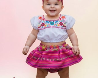 Mexican outfit for baby girl, red/Mexican baby dress/Mexican baby dress/baby party outfit/Mexican baby outfit/Mexican baby party clothes