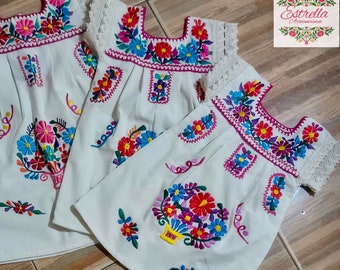 Mexican dress for baby girl/Mexican baby outfit/Mexican baby girl clothing dress/Cinco de Mayo baby outfit/Embroidered Mexican baby dress