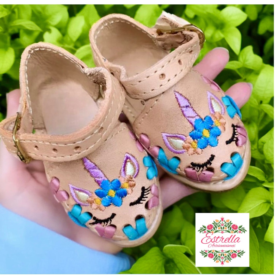 huaraches mexicanos para niñas