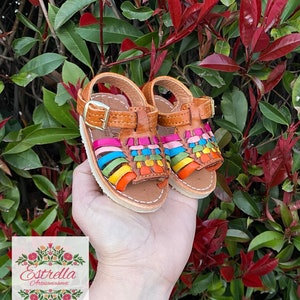 huaraches para bebés y niños pequeños/Huaraches para bebe//Zapatos para niñas/huaraches mexicanos para bebés y niños pequeños//baby sandals