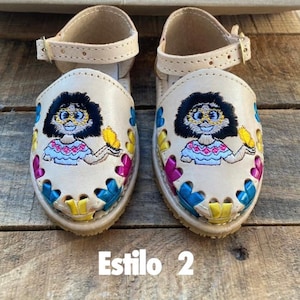 Mirabel encanto shoes/Huarache sandal for girl/Mexican sandals for baby/handmade huarache for baby/baby leather sandals/huaraches for girls