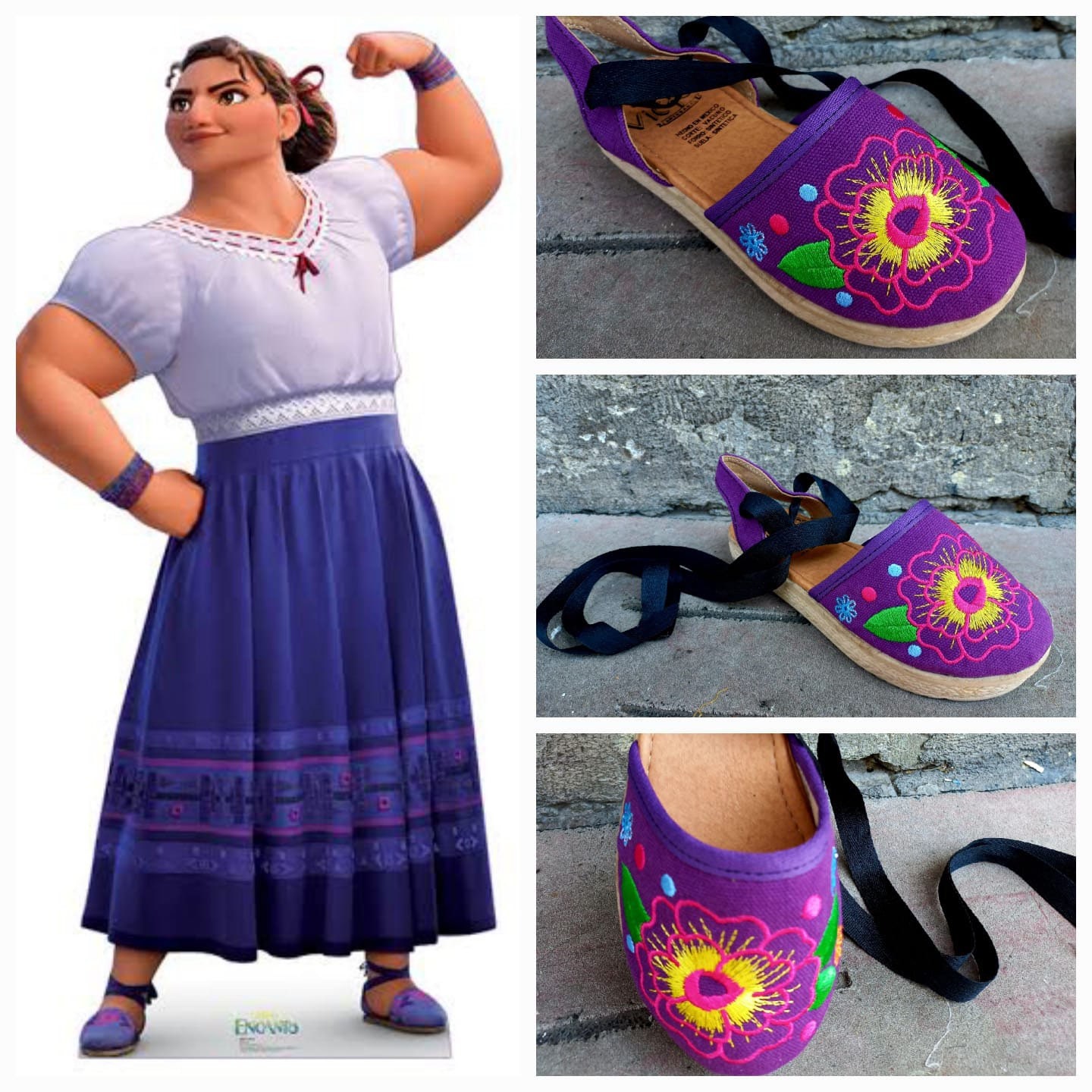 Encanto Mirabel Shoes Mirabel Encanto Sandalsmirabel Outfitencanto Outfit  mirabel Madrigal Custome for Kidsdisney Inspired 