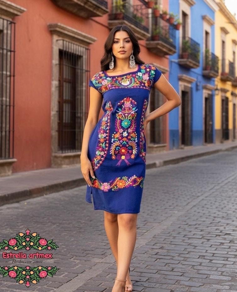 Mexico Linen Dress - Etsy