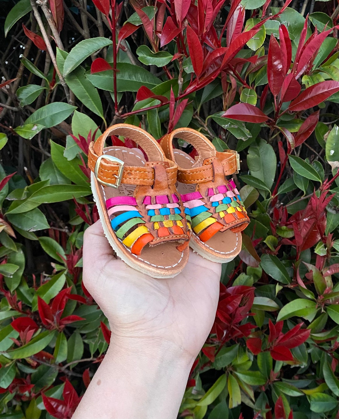 huaraches mexicanos para niñas