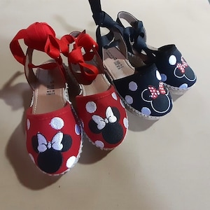 Minnie Mouse zapatos /Huarache sandal for baby / mexican sandals for babys/ huaraches artesanales de bebe/