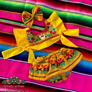 Mexican set for girl/Mexican baby set/Mexican girl clothing set/Cinco de mayo baby set/Mexican dress for embroidered baby
