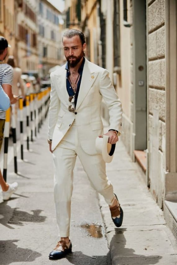 Men Suit Formal Suit Men Fashion 2 Piece Suit Business Stylish - Etsy