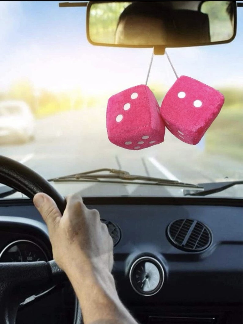 CUSTOM Personalized Car Dice Hanging Ornament, Customized Gift