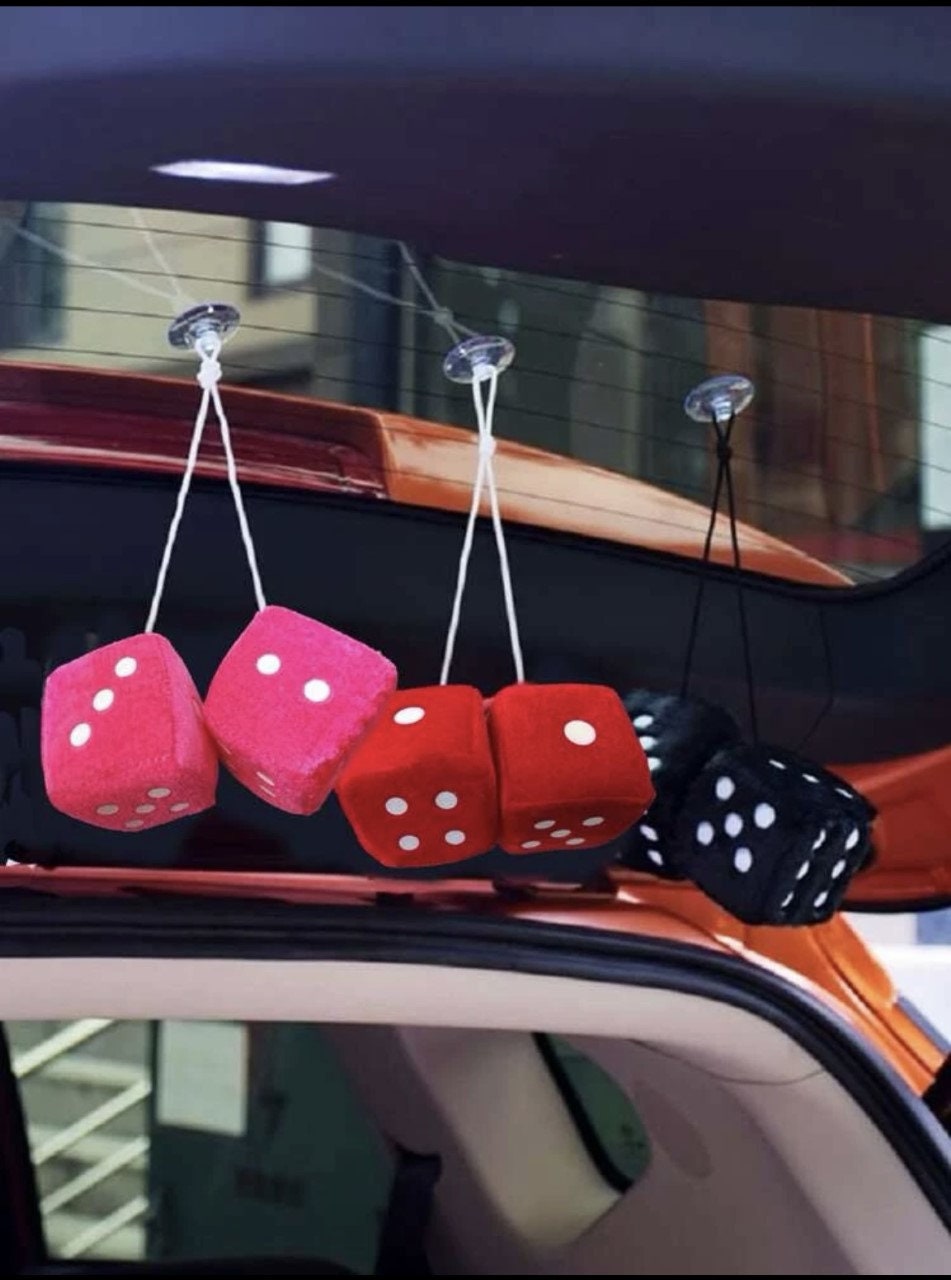 CUSTOM Personalized Car Dice Hanging Ornament, Customized Gift