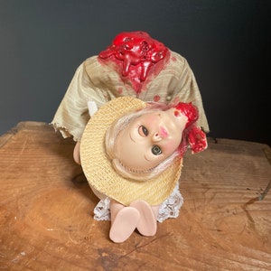 OOAK Creepy Altered Horror Doll- Headless Hannah