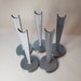 Doll Stands - set of FIVE Silver for 11-12 inch Fashion Dolls and Action Figures 