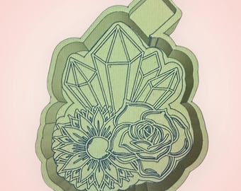 Crystal Sun Rose Freshie-siliconenvorm