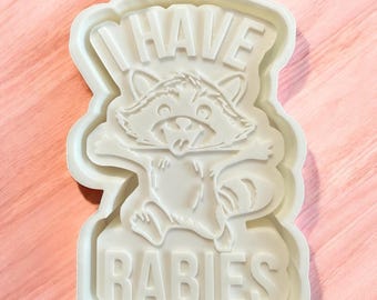 I Have Rabies Silicone Freshie Mold ,Spring Mold, Silicone Mold, Car Freshies, Spring Car Mold, Freshie Mold,Air Freshener, Funny Mold,