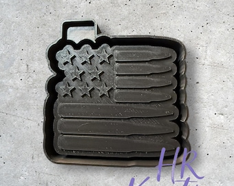 Bullets Flag siliconen versjesvorm, luchtverfrisser DIY