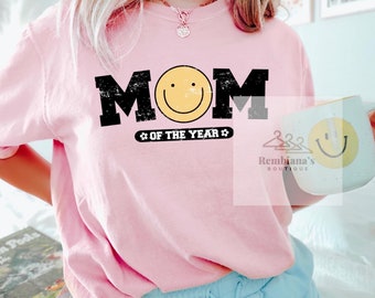 Mom of the Year Shirt, Mothers Day Shirt, Gift for Mom, Mother's Day Gift, Retro Mom, Mama, New Mom Gift Box, Boy Mom Gift, Comfort Colors