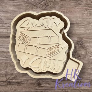Buch Stapel Silikonform, Freshie Mold, Lufterfrischer Crafting
