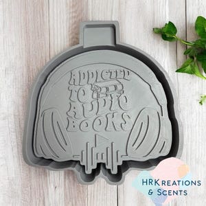 Audio Book Addict Silicone Mold: Car Freshie Maker