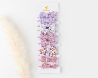 Pigtail Bow Set, Toddler Hair Ties, Baby Hair Ties, Ouchless Hair Tie, Hair Ties with Bow, Kid Hair Accessories, Easter Gift for Baby Girl