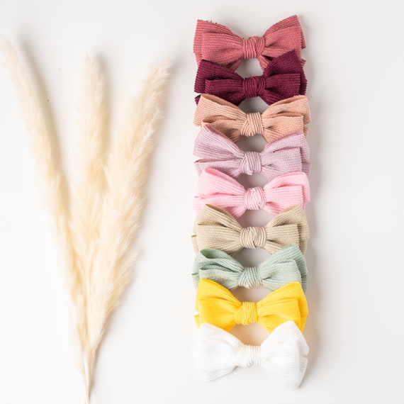 AILEAM Haarschleifen Aus Samt – 2 Stück, Schwarz, Mit Krokodilklemmen, Für Damen, Mädchen Und Kinder, Ca. 10,2 Cm